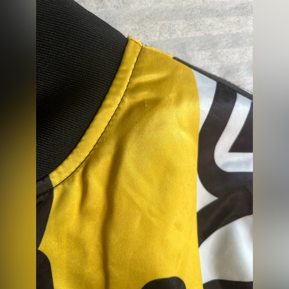 LA Lakers NBA Jacket Pro Standard Mens Medium Black Mashup Satin Bomber - Picture 9 of 11